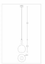 Подвесной светильник Arte Lamp Gala A2725SP-1SG — изображение 5