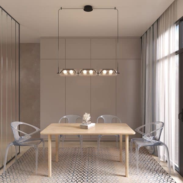 Подвесной светильник Arte lamp GENEVA A2341SP-6BK — изображение 2