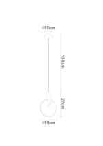 Подвесной светильник Arte lamp HANNAH A1916SP-1BK — изображение 3