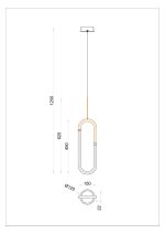 Подвесной светильник Arte lamp LUMINO A2233SP-20GO — изображение 2