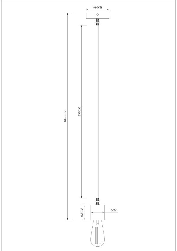 Подвесной светильник Arte Lamp MARK A7048SP-1BK — изображение 4
