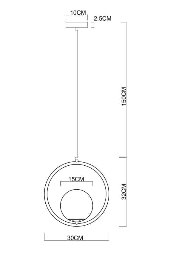 Подвесной светильник Arte Lamp MATISSE A7741SP-1BK — изображение 3