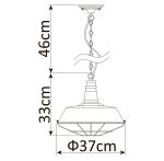 Подвесной светильник Arte Lamp PANDORA A9183SP-1BK — изображение 2