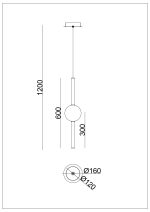 Подвесной светильник Arte lamp RIGLA A6839SP-12CL — изображение 2