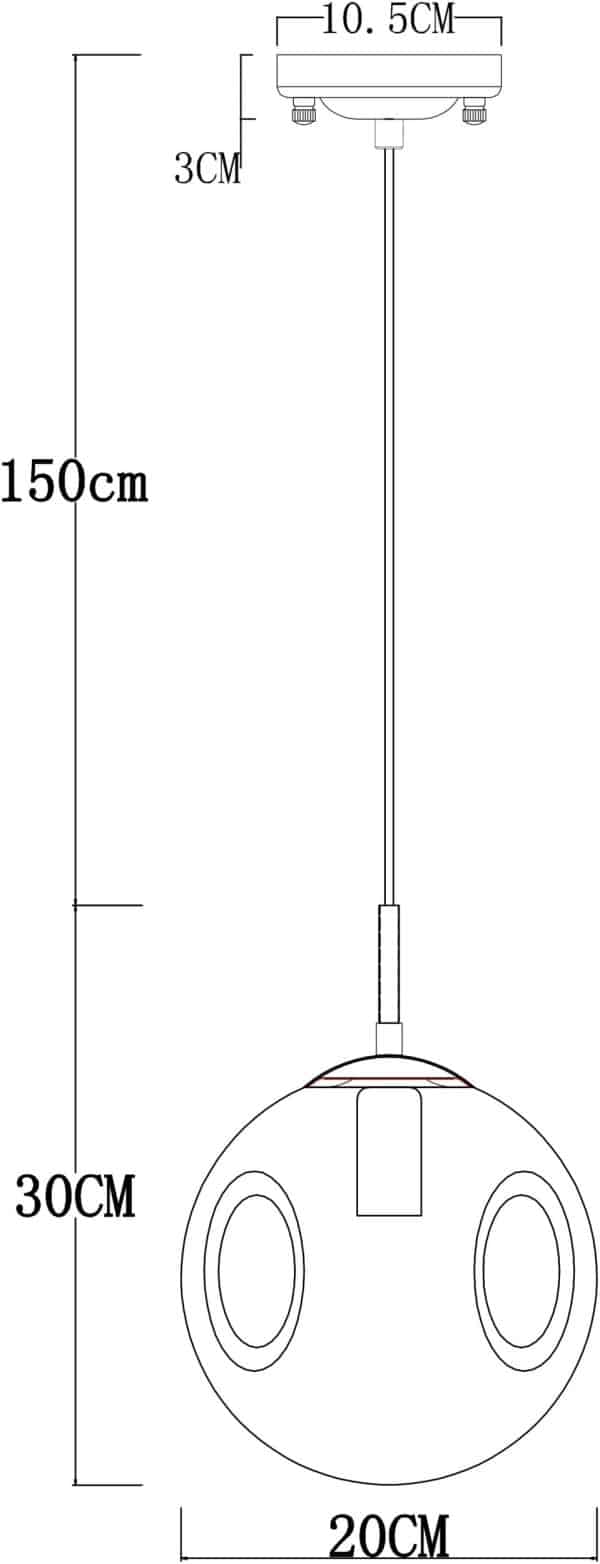Подвесной светильник Arte Lamp TUREIS A9920SP-1PB — изображение 3