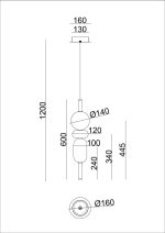 Подвесной светильник Arte lamp VASSOIO A6835SP-12AM — изображение 2
