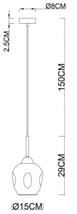 Подвесной светильник Arte Lamp YUKA A7759SP-1PB — изображение 2