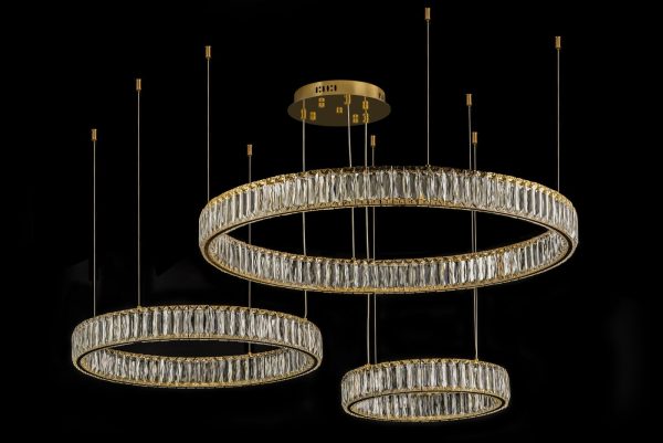 Подвесной светильник Dio D'Arte Elite Caneva L 1.5.80+60+40.100 G — изображение 2