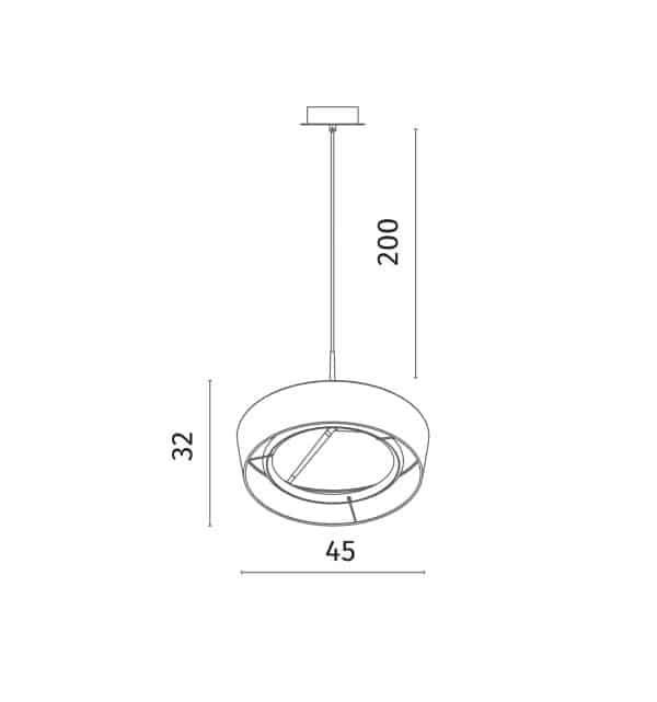 Подвесной светильник Divinare ALMA 1029/06 SP-10 — изображение 3
