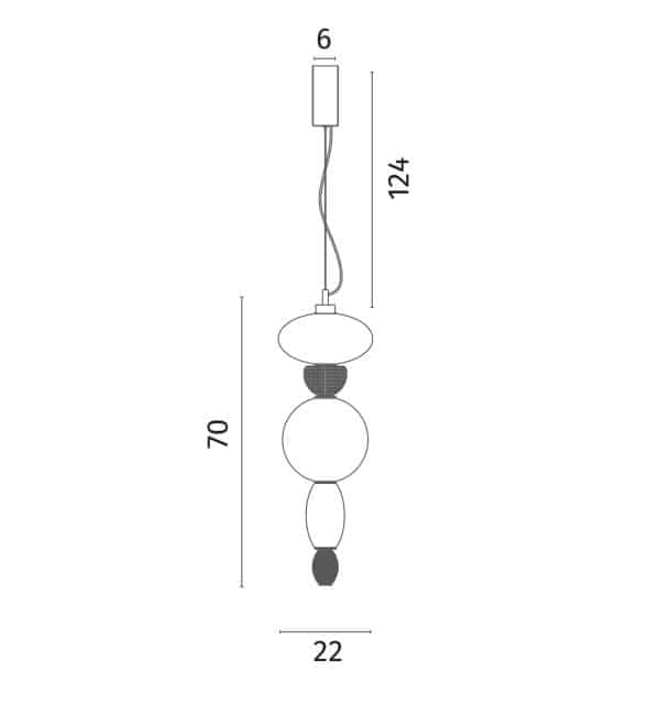 Подвесной светильник Divinare AMBRA 5016/17 SP-24 — изображение 2