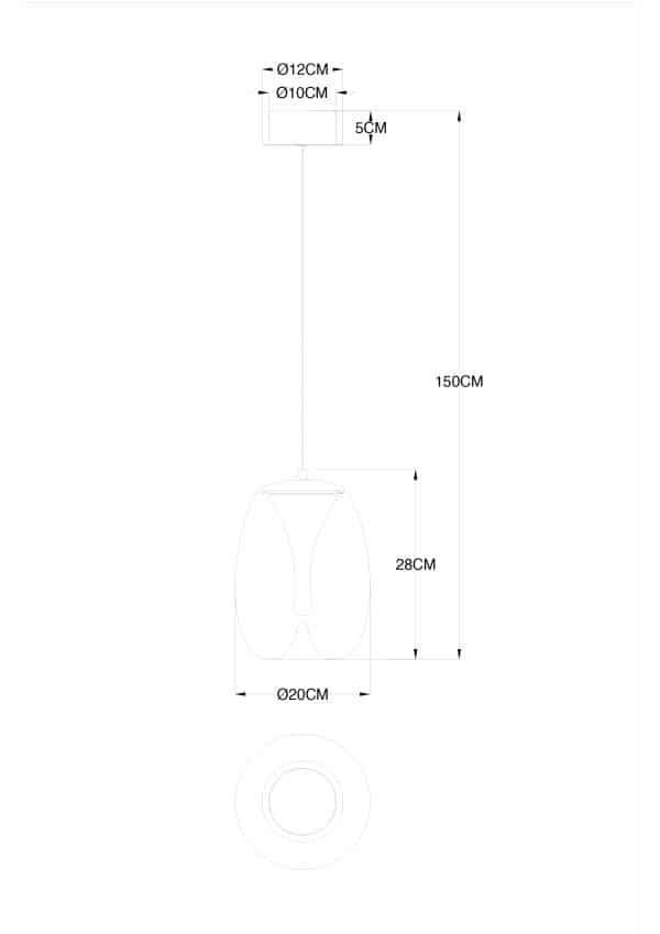 Подвесной светильник Divinare CAMPO 5874/09 SP-8 — изображение 2