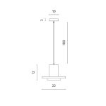 Подвесной светильник Divinare COTTERO 2213/33 SP-5 — изображение 2