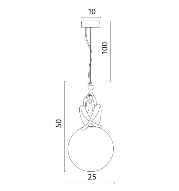 Подвесной светильник Divinare ELEGANZA 1042/06 SP-10 — изображение 2