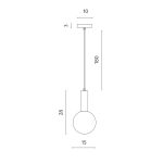Подвесной светильник Divinare ETERNO 1830/33 SP-1 — изображение 3