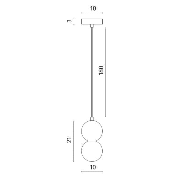 Подвесной светильник Divinare MILANO 5407/06 SP-1 — изображение 3