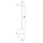 Подвесной светильник Divinare MILANO 5407/33 SP-1 — изображение 3