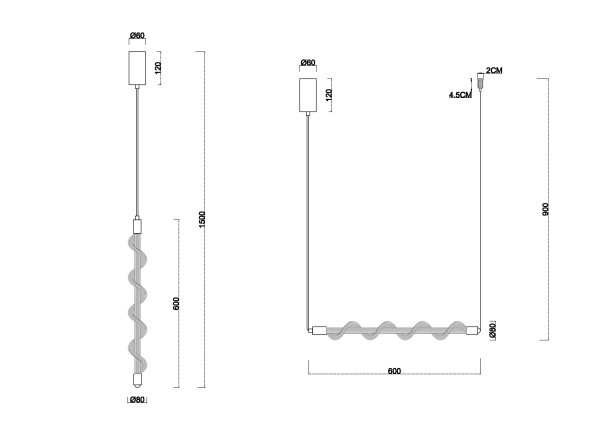 Подвесной светильник Divinare PASSATO 1925/33 SP-8 — изображение 5