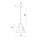 Подвесной светильник Divinare PIRAMIDE 5097/33 SP-1 — изображение 3