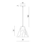 Подвесной светильник Divinare PIRAMIDE 5098/33 SP-1 — изображение 3