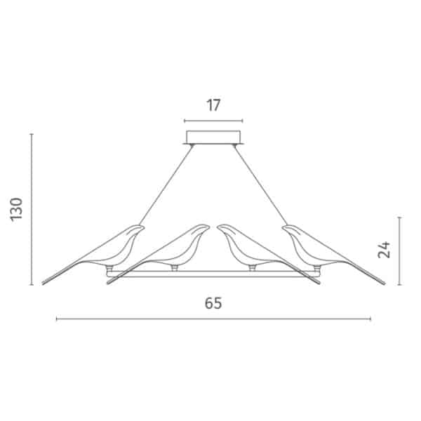 Подвесной светильник Divinare SUMMER 1188/06 LM-42 — изображение 5
