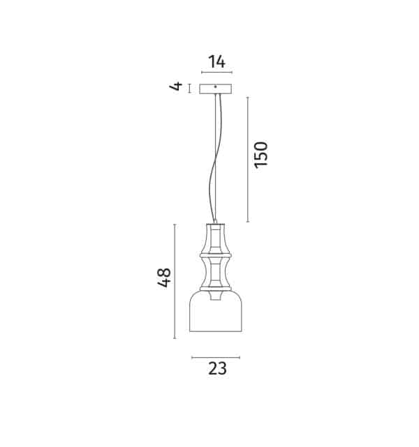 Подвесной светильник Divinare VOLTURN 1243/06 SP-22 — изображение 3