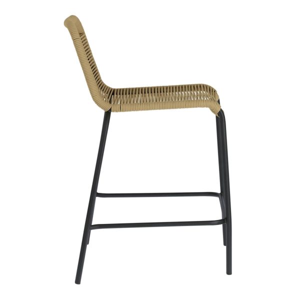 Полубарный стул Glenville 62 см бежевый — изображение 4