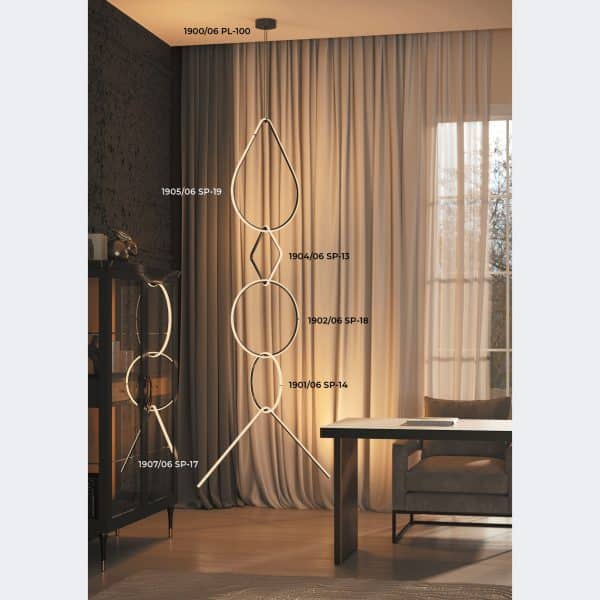 Потолочная чаша с блоком питания Divinare FORMICA 1900/06 PL-100 — изображение 3