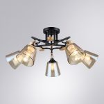 Потолочная люстра Arte Lamp GLASSY A5078PL-5BK — изображение 2