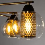 Потолочная люстра Arte Lamp MANCHESTER A7045PL-8BK — изображение 3