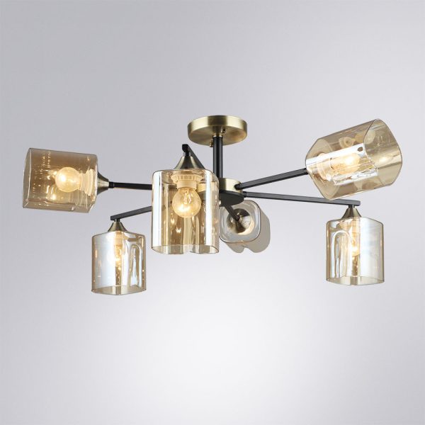 Потолочная люстра Arte Lamp MERCI A4185PL-6BK — изображение 2