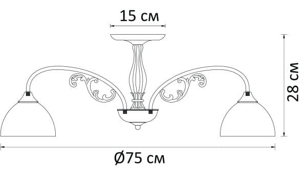 Потолочная люстра Arte Lamp SPICA A3037PL-8AB — изображение 4