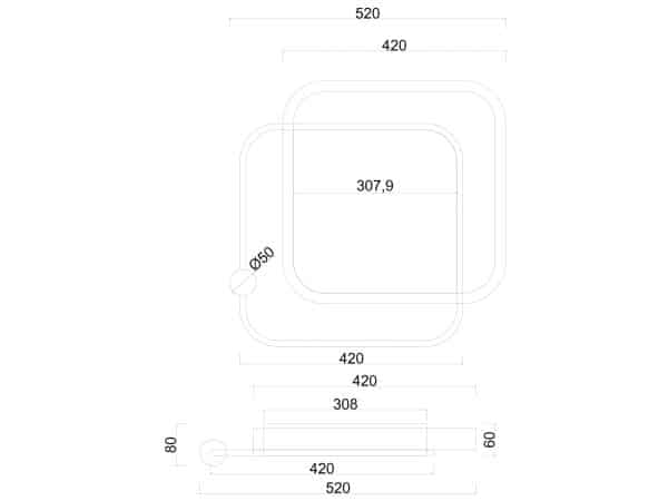 Потолочный светильник ARTE LAMP ALSAFI A2658PL-1WH — изображение 2