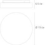Потолочный светильник Arte Lamp AQUA-TABLET LED A6812PL-1WH — изображение 3