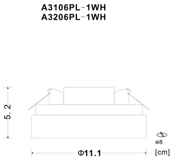Потолочный светильник Arte Lamp GAMBA A3106PL-1WH — изображение 5