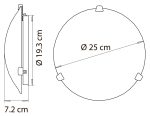 Потолочный светильник Arte Lamp PLAIN A3720PL-1CC — изображение 4