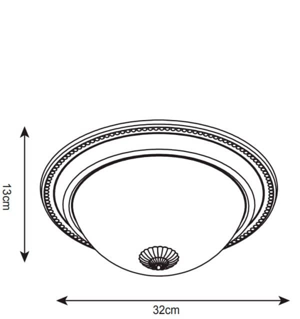 Потолочный светильник Arte Lamp PORCH A1306PL-2AB — изображение 4