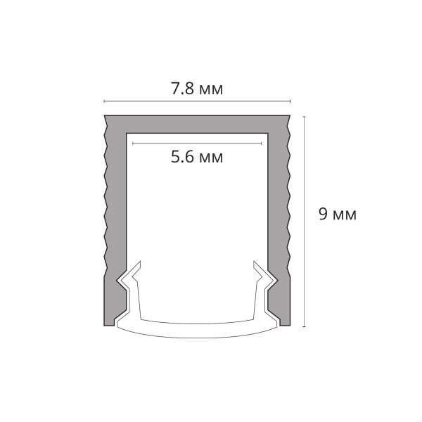 Профиль для ленты Arte Lamp SURFACE A070905S — изображение 2