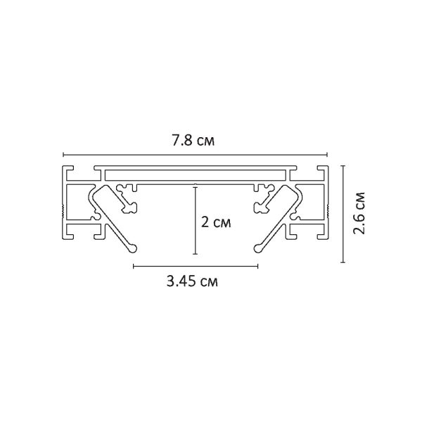 profil-dlja-shinoprovoda-v-natjazhnoj-potolok-arte-lamp-track-accessories-a632205-1 Профиль для шинопровода в натяжной потолок Arte Lamp TRACK ACCESSORIES A632205 — изображение 2