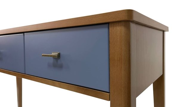 Стол-консоль 3 ящика лилово синего цвета — изображение 4