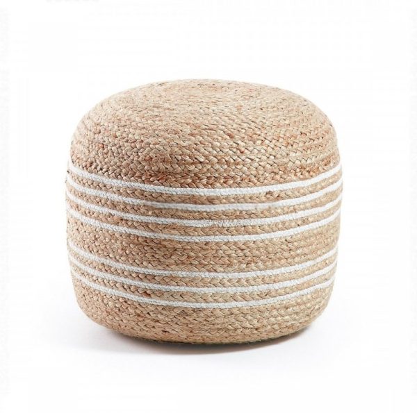 Пуф Samy натурально-белый