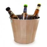 Pulltex Металлическое ведро для льда цвета "под дерево"