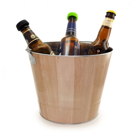 Pulltex Металлическое ведро для льда цвета "под дерево"