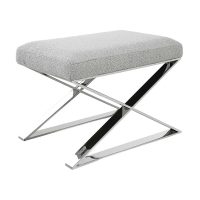 Серая банкетка “Роан”