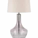 Серая настольная лампа “Монток”