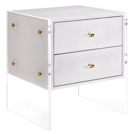 Серая прикроватная тумба “Берк”