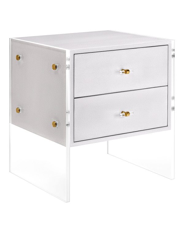 Серая прикроватная тумба “Берк”