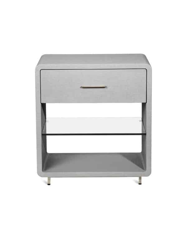 Серая прикроватная тумба “Тейт”