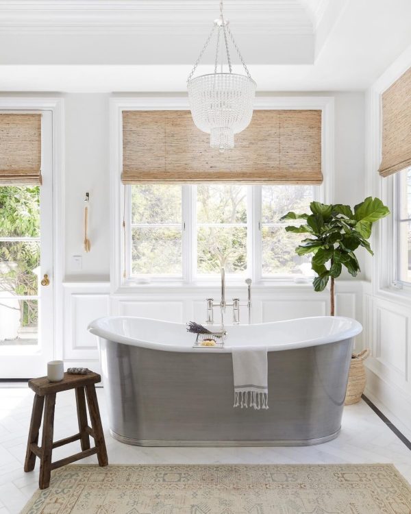 Серебряная люстра “Карла” со стеклянными бусами — изображение 2