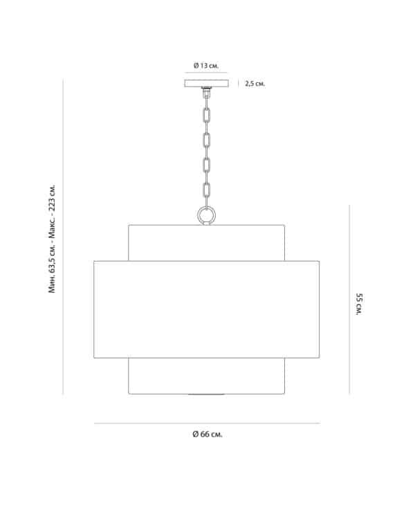Серебряная люстра “Ларедо” — изображение 4