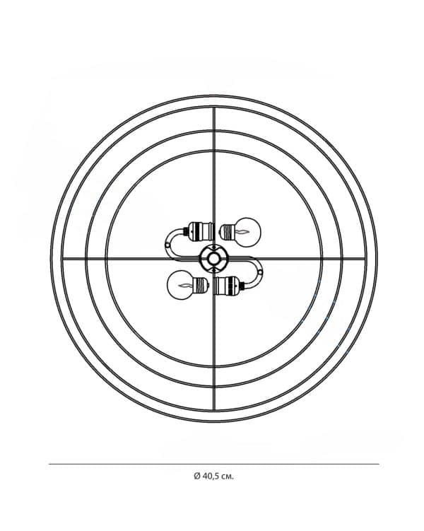 Серебряная люстра “Вирджил” — изображение 2